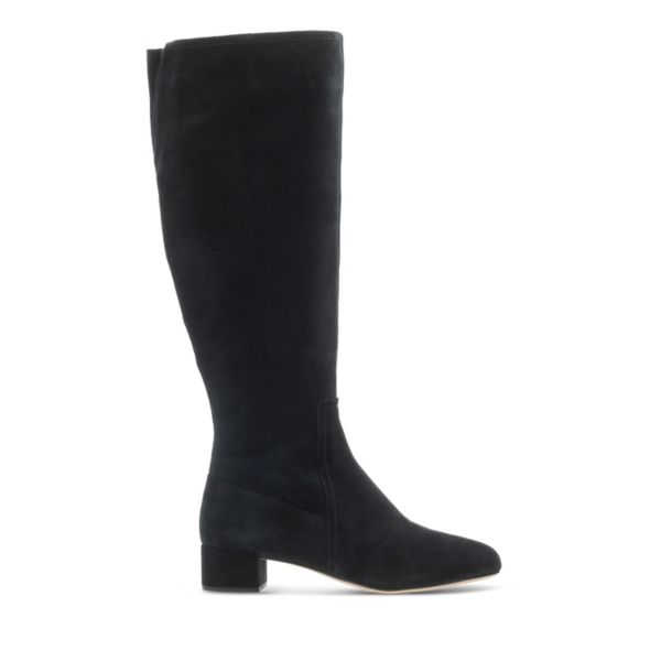 Clarks Womens Orabella Ava Knee High Boots Black | USA-8406935
